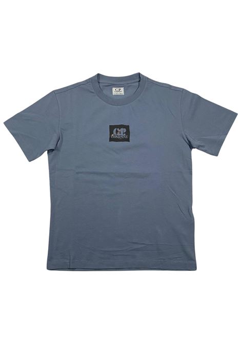 T-shirt bambino avio in cotone CP COMPANY | CVM008/FIAVIO
